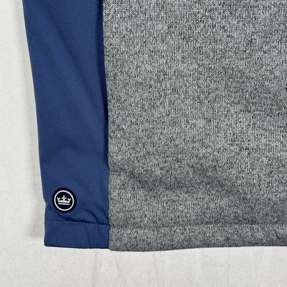 Peter Millar Vest Mens Medium Gray Blue Cambridge Crown Crafted Stretch NWT $265 - Picture 3 of 12